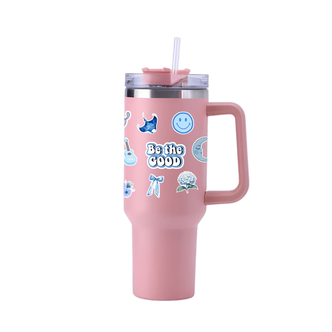 Sticker Splash Aqua Daydream Tumbler - Memories InsiteBLUE STCKER TUMBLER-PINK STAN